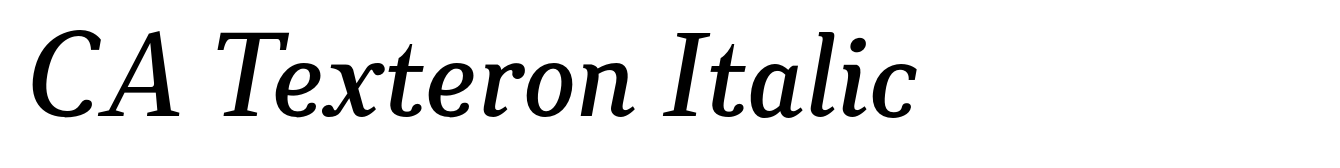 CA Texteron Italic